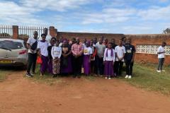 St Kizito Youth with their Patron