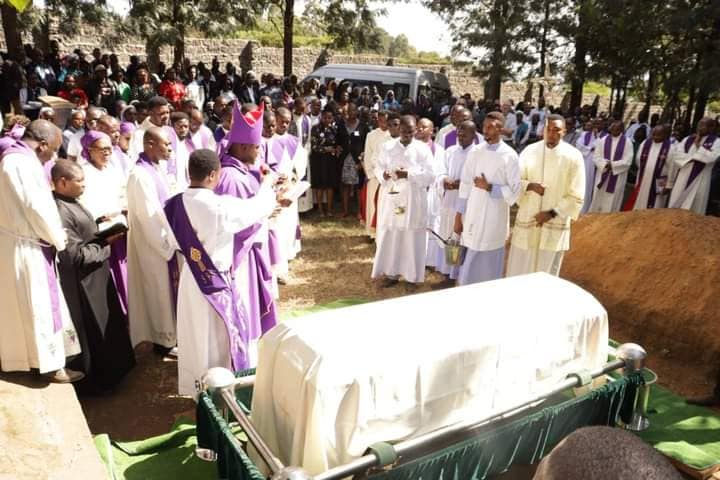 Fr Martin's burial in Nakuru, Kenya