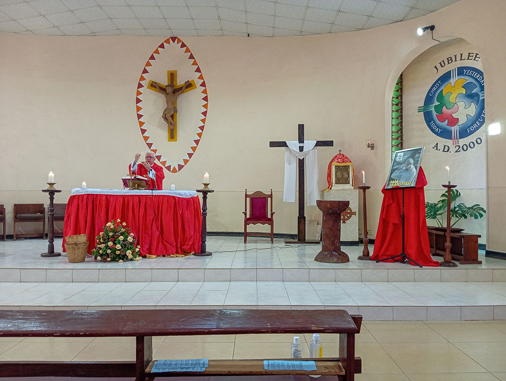 st kizito parish reqiuem mass for pope francis