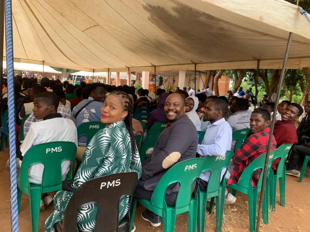 St Kizito Youth with their patrons attend Vocation Day events at St Mathias Parish, Lilongwe
