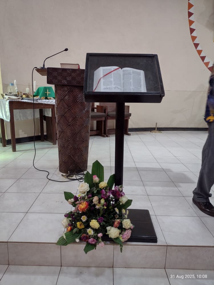enthronment of the bible at st kizito parish