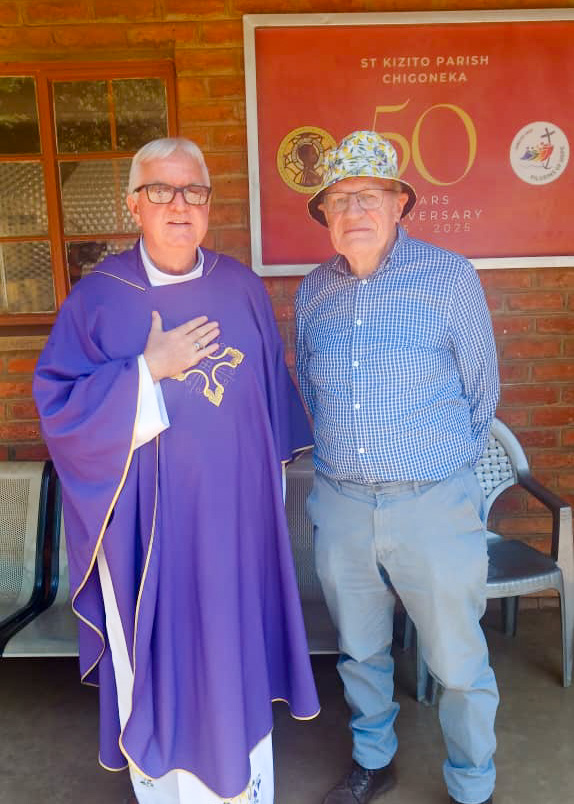 Fr Martin Mulholland with Fr Edward Flynn