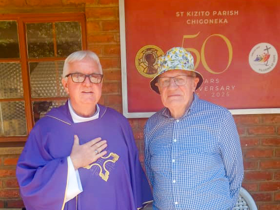 Fr Martin Mulholland with Fr Edward Flynn