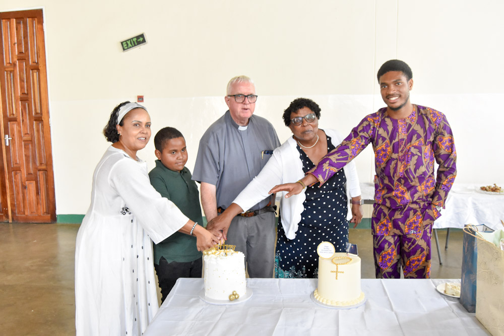 fr martin with friends of st patrick's missionary society
