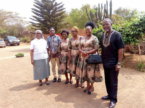 Sr Chinyere with Medical Missionarie sof Mary Associates