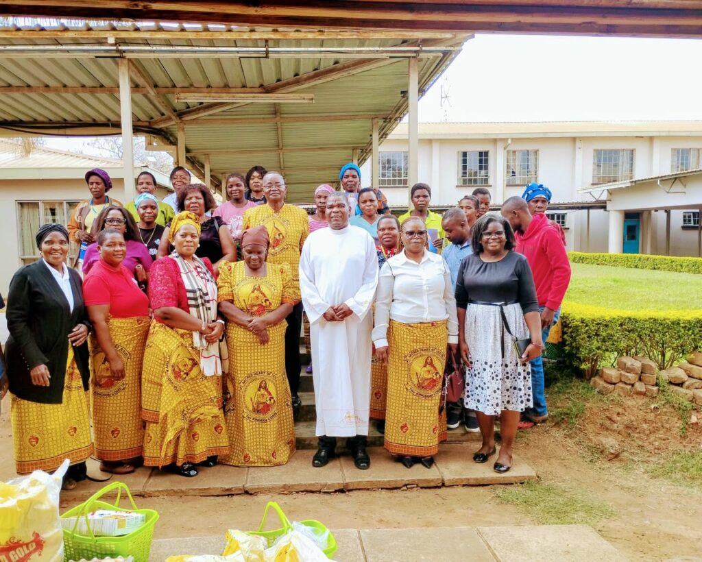 St Emmanuel mphakati at kamuzu central hospital with Fr Matis Modilamu