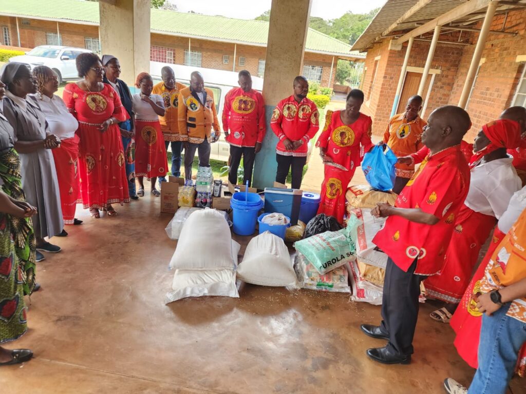 St Vincent de Paul and Catholic Men Association visit to Mlale Sisters home